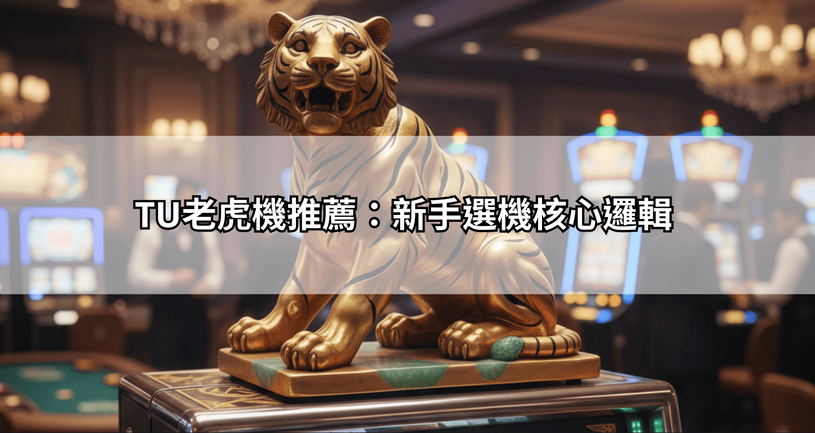 TU老虎機推薦:新手選機核心邏輯